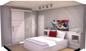 Habitación y cabecero de fábrica